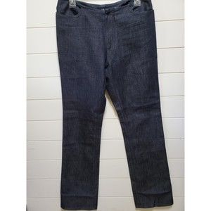 Vintage Gap womens size 8 dress denim jeans clasp zipper closure dark wash